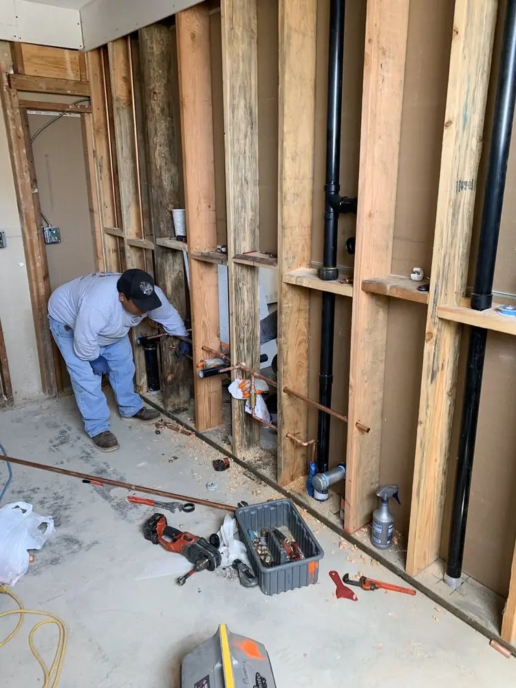Commercial rough-in plumbing for Trenchless Sewer Repair in Yadkinville